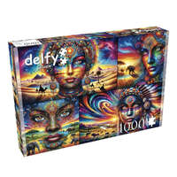 Delfy Worldly Godesses 1000 Pieces Jigsaw Puzzle