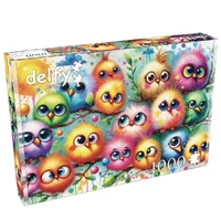 Delfy Feathers Of Fun 1000pc Jigsaw Puzzle