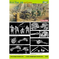 [Scratch and Dent] Dragon 1/35 5cm PaK 38 W/Crew Plastic Model Kit