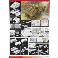 Dragon 1/35 M4 Sherman 75mm Normandy 1944 Plastic Model Kit [6511]