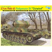 Dragon 1/35 3.7cm FlaK 43 Flakpanzer IV "Ostwind" Plastic Model Kit