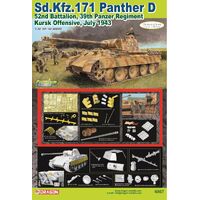 Dragon 1/35 Sd.Kfz.171 Panther D 52nd Battalion, Kursk Offensive 1943 Plastic Model Kit