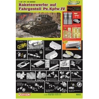 [Scratch and Dent] Dragon 1/35 Raketenwerfer Auf Fgst.Pz.Iv Ausf.C Plastic Model Kit