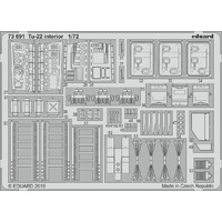 Eduard 73691 1/72 Tu-22 interior Photo etched parts