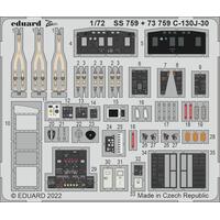 Eduard 1/72 C-130J-30 interior Photo etched set for Zvezda [73759]