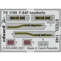 Eduard FE1199 1/48 F-84F seatbelts STEEL Zoom set