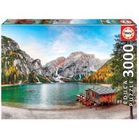Educa Braies Lake At Autumn 3000pcs Jigsaw Puzzle