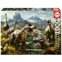 Educa Fierce Dinosaurs 1000pcs Jigsaw Puzzle