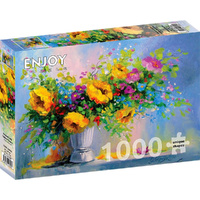 Enjoy Puzzles 1699 Bouquet with Yellow Flowers 1000pcs Jigsaw Puzzle