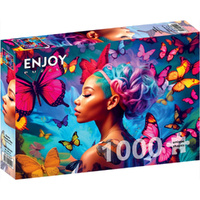 Enjoy Puzzles 2129 Queen of Butterflies 1000pcs Jigsaw Puzzle