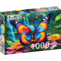 Enjoy Puzzles 2135 Butterfly in the Forest 1000pcs Jigsaw Puzzle