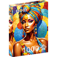 Enjoy Puzzles 2139 African Beauty 1000pcs Jigsaw Puzzle