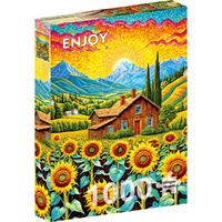 Enjoy Puzzles 2145 Sunflower House 1000pcs Jigsaw Puzzle