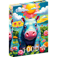 Enjoy Puzzles 2152 Sunny Hippo 1000pcs Jigsaw Puzzle