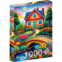 Enjoy Puzzles 2153 House of Colors 1000pcs Jigsaw Puzzle