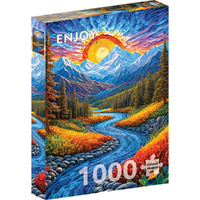 Enjoy Puzzles 2154 Sunrise Landscape 1000pcs Jigsaw Puzzle