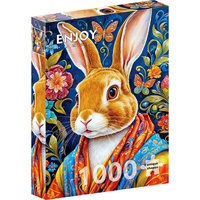 Enjoy Puzzles 2156 Cool Rabbit 1000pcs Jigsaw Puzzle