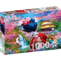 Enjoy Puzzles 2191 Geisha Garden 1000pcs Jigsaw Puzzle