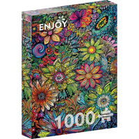 Enjoy Puzzles 2209 Flower Power 1000pcs Jigsaw Puzzle