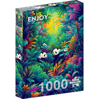 Enjoy Puzzles 2220 Panda Haven 1000pcs Jigsaw Puzzle