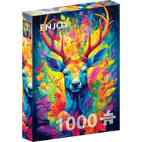 Enjoy Puzzles 2222 Crowned Stag 1000pcs Jigsaw Puzzle