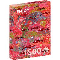 Enjoy Puzzles 2240 Deep Red 1500pcs Jigsaw Puzzle