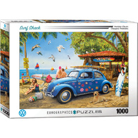 Eurographics 1000pc VW Beetle Surf Shack Jigsaw Puzzle