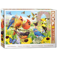 Eurographics 1000pc Backyard Birds Jigsaw Puzzle