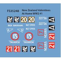 Firestorm NZ Valentines at Home WW2 #1 Decal Set
