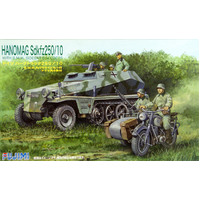 Fujimi 1/76 Hanomag Sdkfz250/10 (SWA-17) Plastic Model Kit [76217]