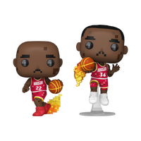 Funko NBA JAM: Rockets - Drexler/Olajuwon 8-Bit Pop!
