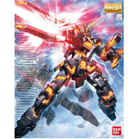 Bandai Gundam MG 1/100 RX-0 Unicorn Gundam 02 Banshee Gunpla Plastic Model Kit