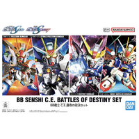 Bandai Gundam BB Senshi C.E. Battles Of Destiny Set Gunpla Plastic Model Kit