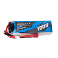 Gens Ace G-Tech 3S 1800mAh 45C 11.1V Soft Pack LiPo Battery w/Deans Connector