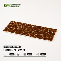 Gamers Grass Tufts - Brown 2mm