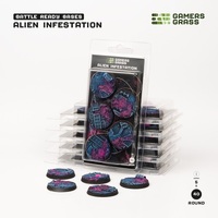 Gamers Grass Bases Alien Infestation - Round 40mm (x5)