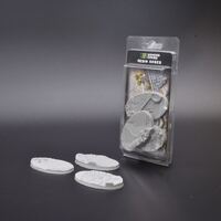 Gamers Grass: Bases: Urban Warfare Resin Bases (Oval 75mm (x3))