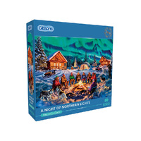 Gibsons 1000pc A Night Of Northern Lights Jigsaw Puzzle