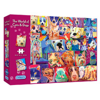 Gibsons 1000pc World Of Cats & Dogs Jigsaw Puzzle