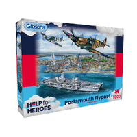 Gibsons 1000pc Portsmouth Flypast Jigsaw Puzzle