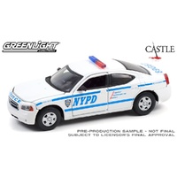 Greenlight 1/43 Castle (2009-2016) 2006 Dodge Charger LX -NYPD Diecast Car