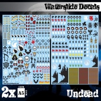 GREEN STUFF WORLD Waterslide Decals - Undead