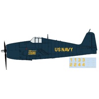 Hobbymaster 1/72 F6F-5 "Blue Angels" US Navy 1946 (with decals for No.1 to No.4 aircraft) Diecast Model Aircraft