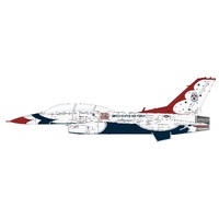 Hobby Master 1/72 F-16D Thunderbirds No.7 plane, USAF, Nellis AFB, 2017  Diecast Model Aircraft