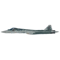 Hobby Master 1/72 Su-57 Stealth Fighter 01 Blue, Russian Air Force, 2019 (w/ 2 x R-77 and 2 x R-37 missiles on the wings) Diecast Model Aircraft