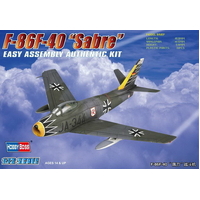 HobbyBoss 1/72 F-86F-40 Sabre Fighter Plastic Model Kit [80259]