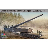 HobbyBoss 1/72 German 280mm K5(E) Railway Gun Leopold Plastic Model Kit [82903]