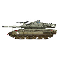 HobbyBoss 1/72 IDF Merkava Mk IV Plastic Model Kit [82915]