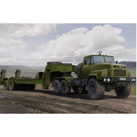 HobbyBoss 1/35 Russian KrAZ-260B Tractor with MAZ/ChMZAP-5247G semitrailer Plastic Model Kit [85523]