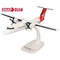 Herpa 1/100 QantasLink DHC-8-300 Diecast Model Aircraft